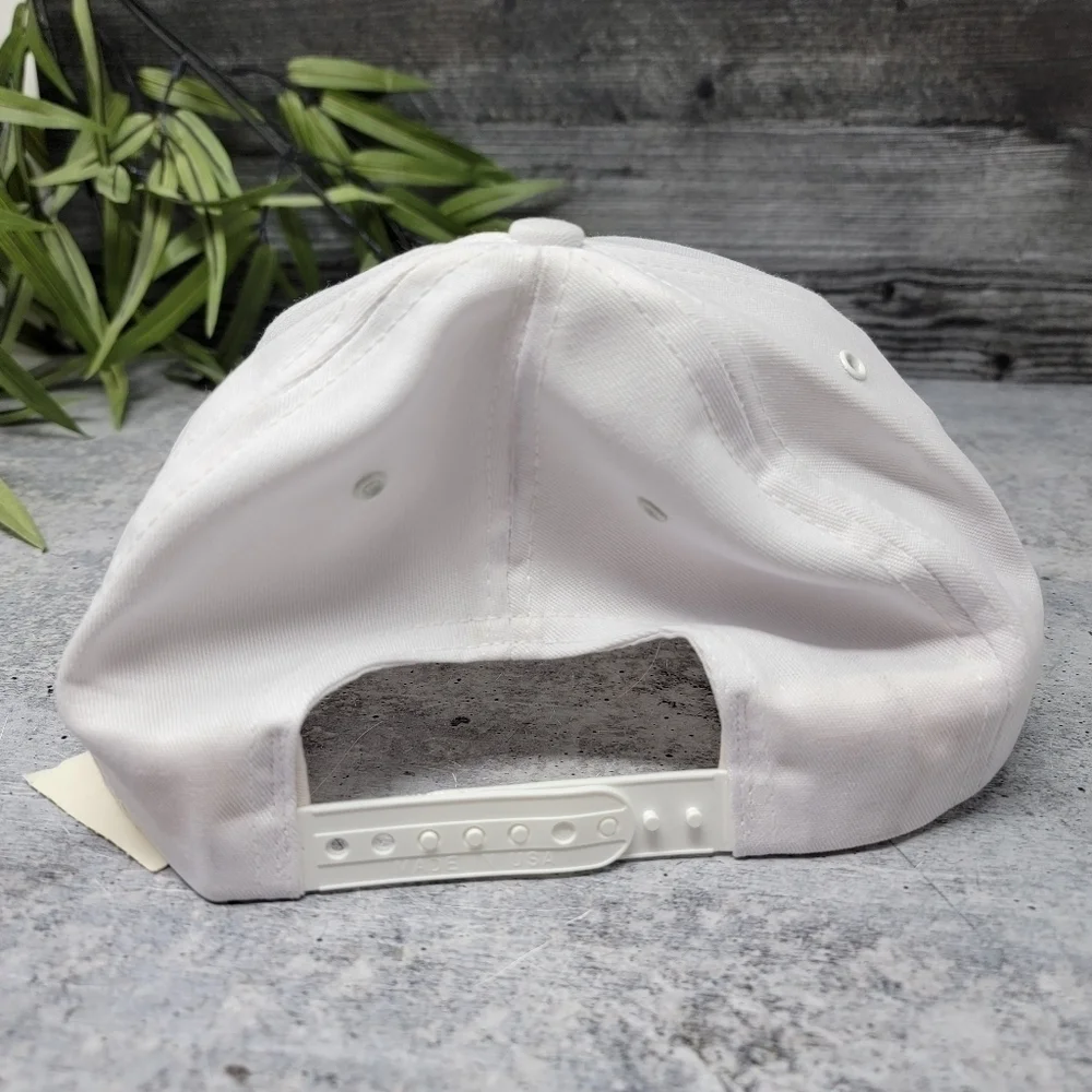 Vintage NWT Michelob Dry White Snapback Hat Cap Beer Lover Collector